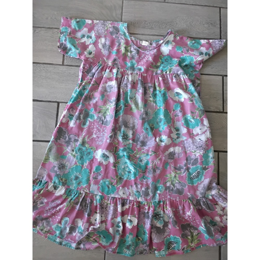 CW Classics Floral Muumuu House Dress Bundle 3 Pack Cotton Blend Pockets Large - Picture 4 of 10